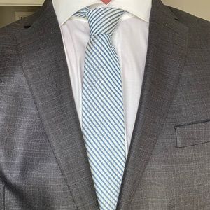 Polo Ralph Lauren Handmade Italian Seersucker Tie